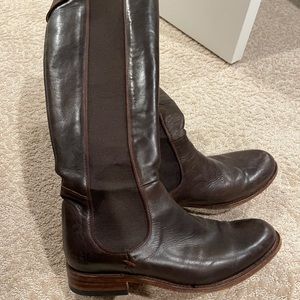 Chocolate brown size 9 boots